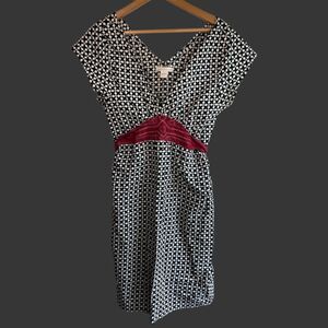 Mata Traders Tie Back Geometric Print Dress